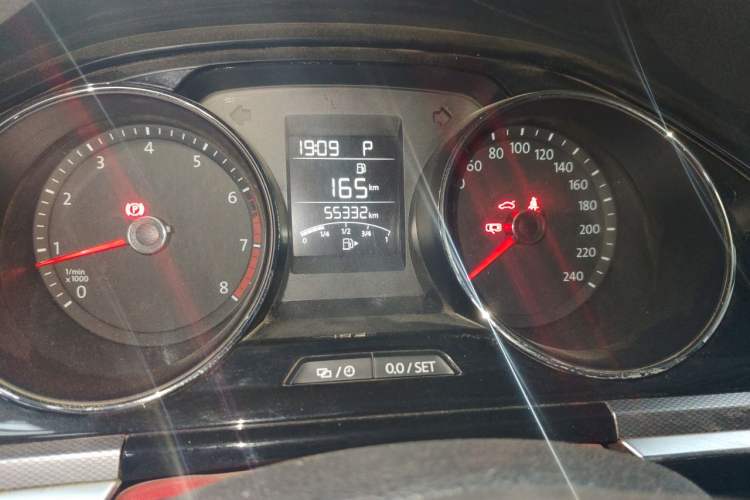 Used Volkswagen Bora 2018 1.5L Automatic Comfort Model Odometer Close Up
