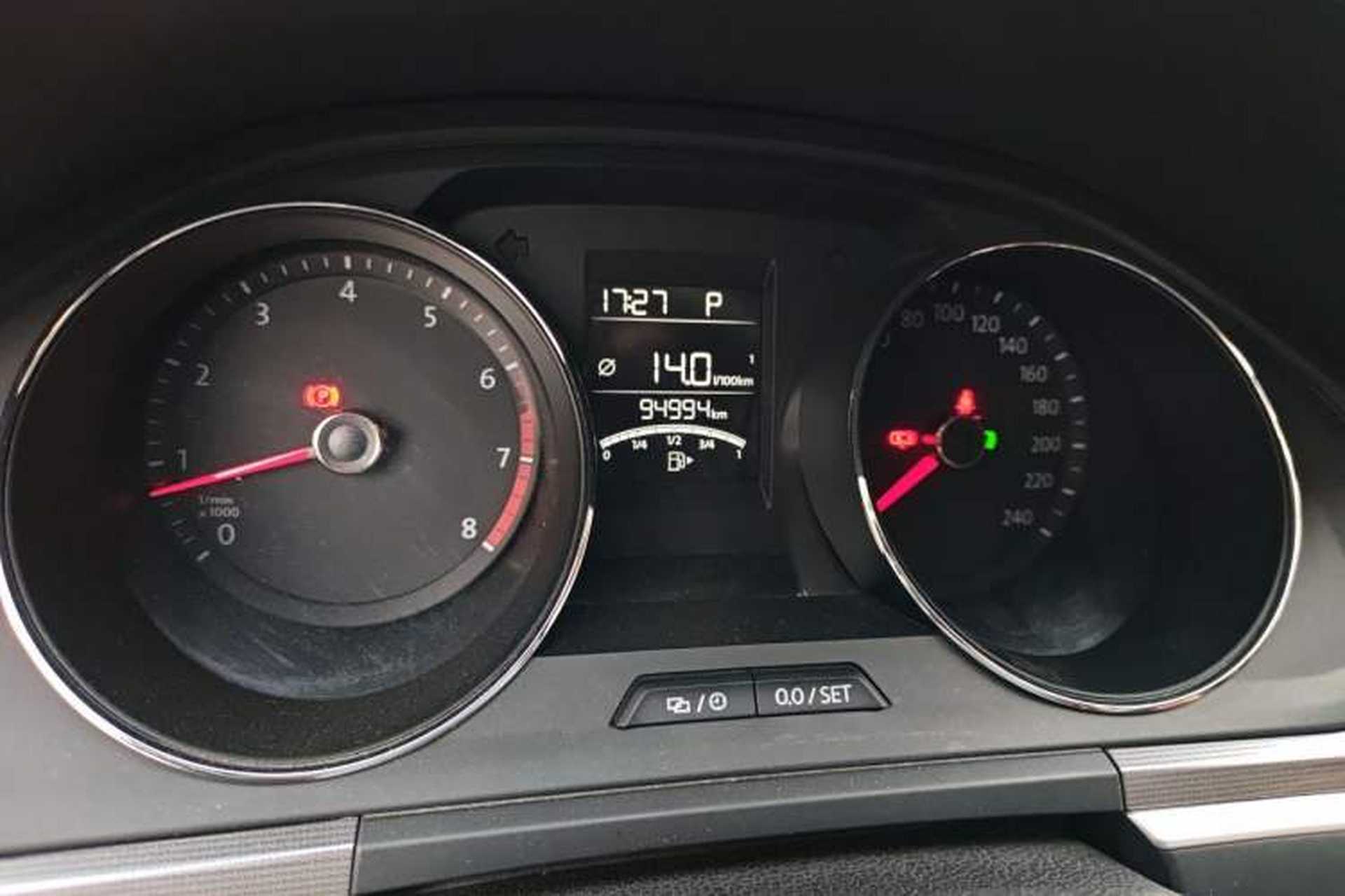 Used Volkswagen Bora 2018 1.5L Automatic Fashion Model Odometer Close Up