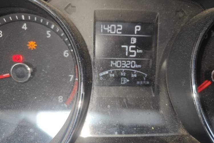 Used Volkswagen Bora 2018 1.5L Automatic Comfort Model Odometer Close Up