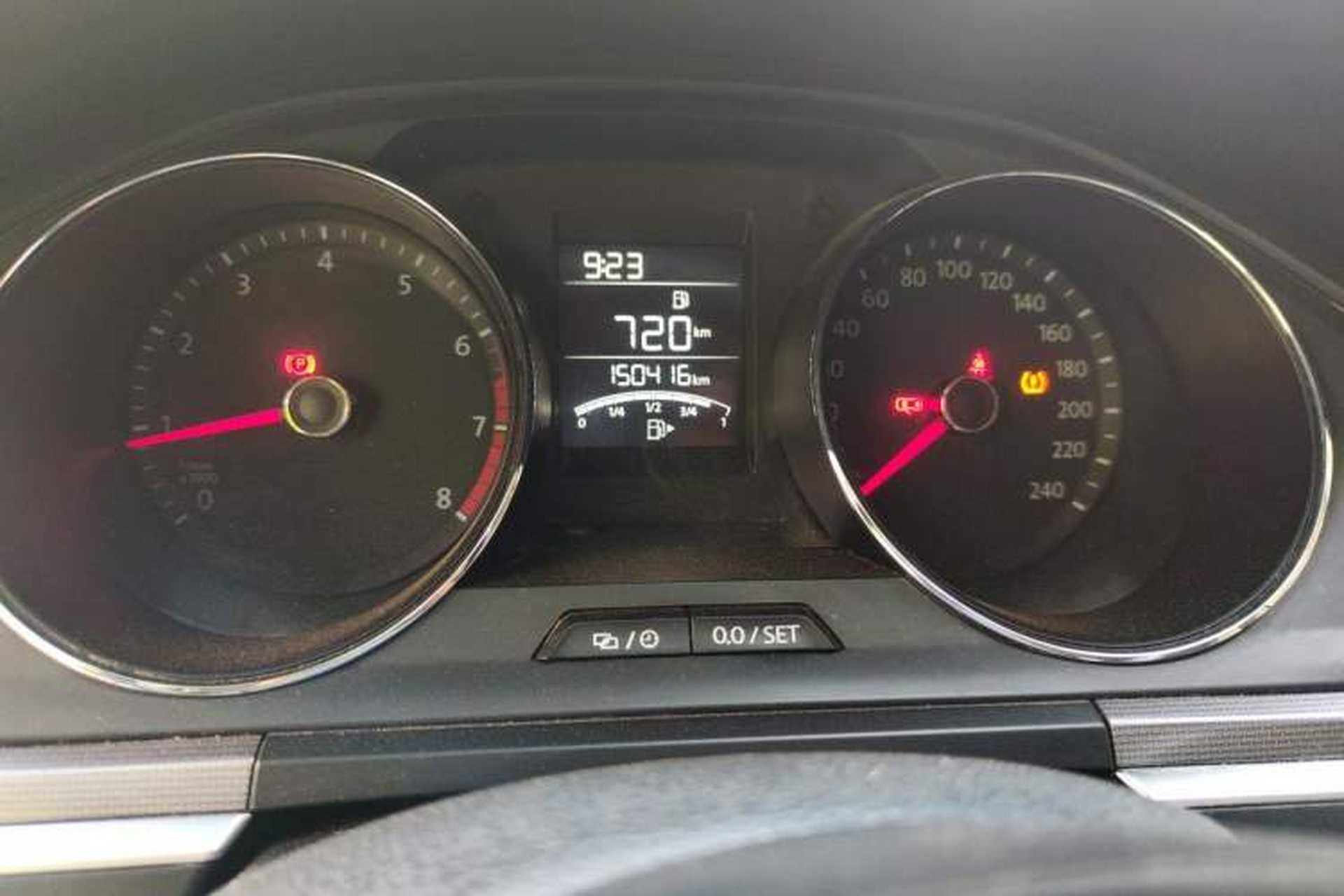Used Volkswagen Bora 2018 1.5L Manual Fashion Model Odometer Close Up