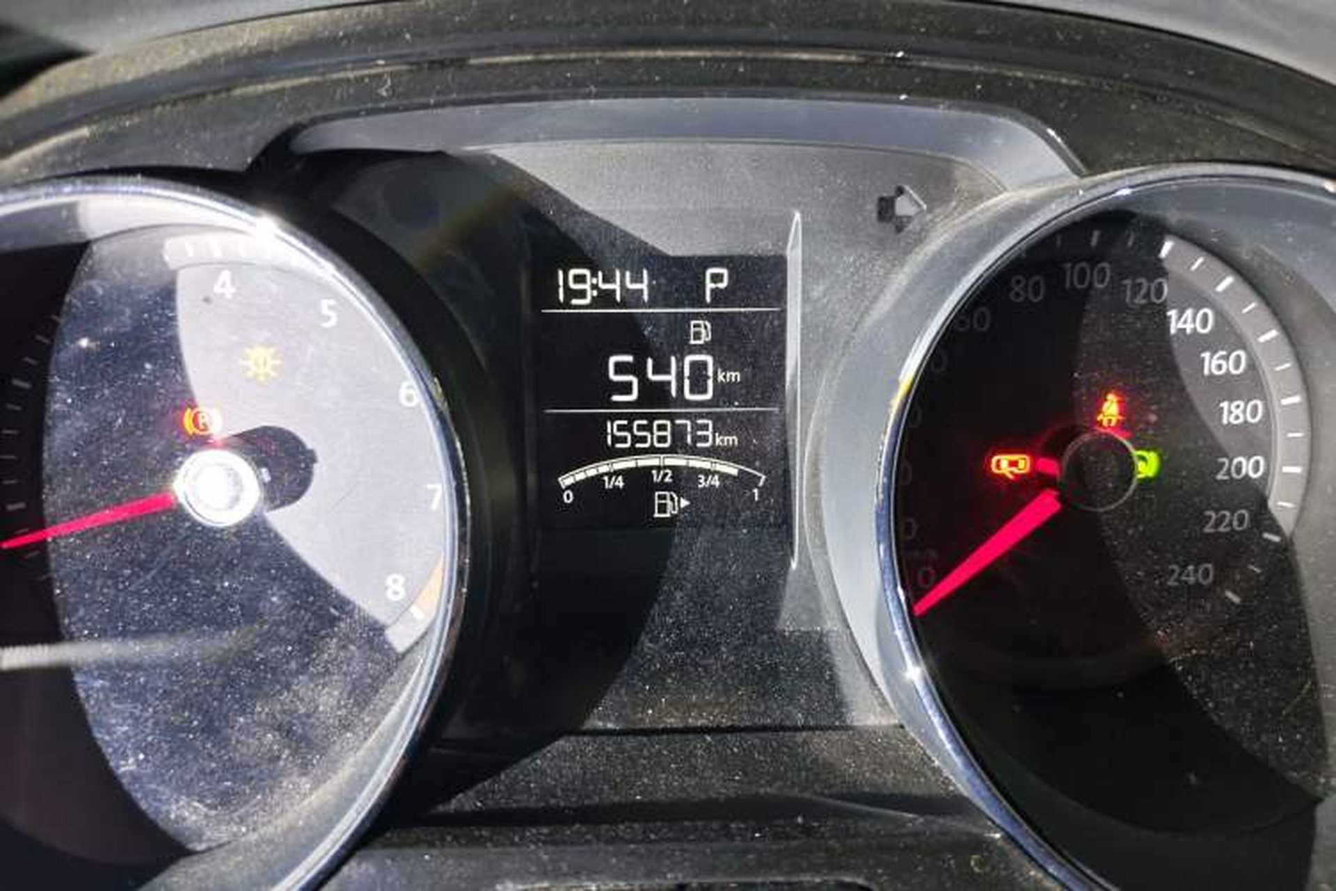 Used Volkswagen Bora 2018 1.5L Automatic Comfort Model Odometer Close Up