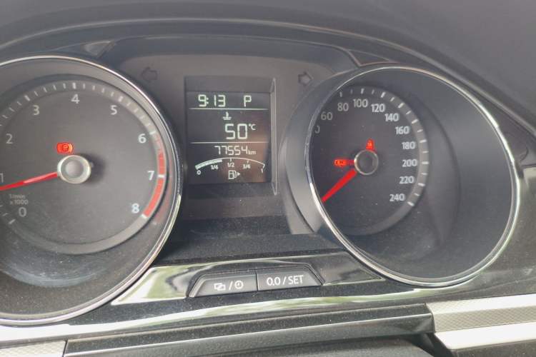 Used Volkswagen Bora 2018 1.5L Automatic Comfort Model Odometer Close Up