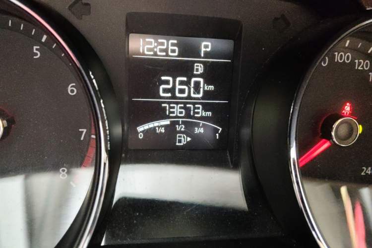 Used Volkswagen Bora 2018 1.5L Automatic Comfort Model Odometer Close Up