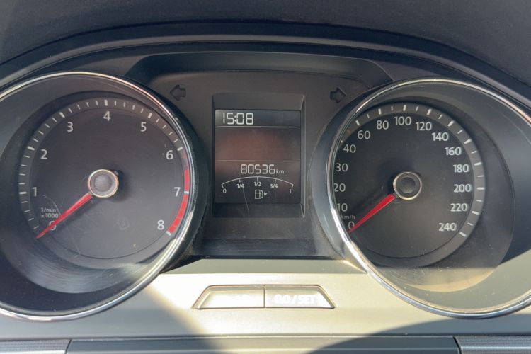 Used Volkswagen Bora 2018 1.5L Manual Fashion Model Odometer Close Up