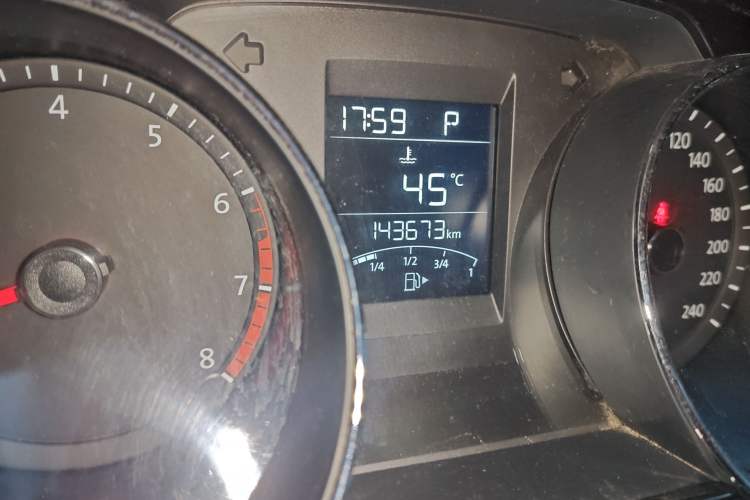 Used Volkswagen Bora 2018 1.5L Automatic Comfort Model Odometer Close Up