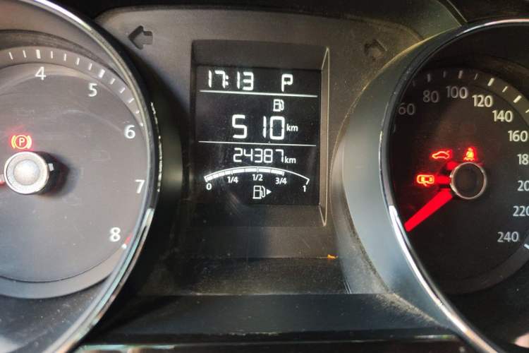 Used Volkswagen Bora 2018 1.5L Automatic Comfort Model Odometer Close Up