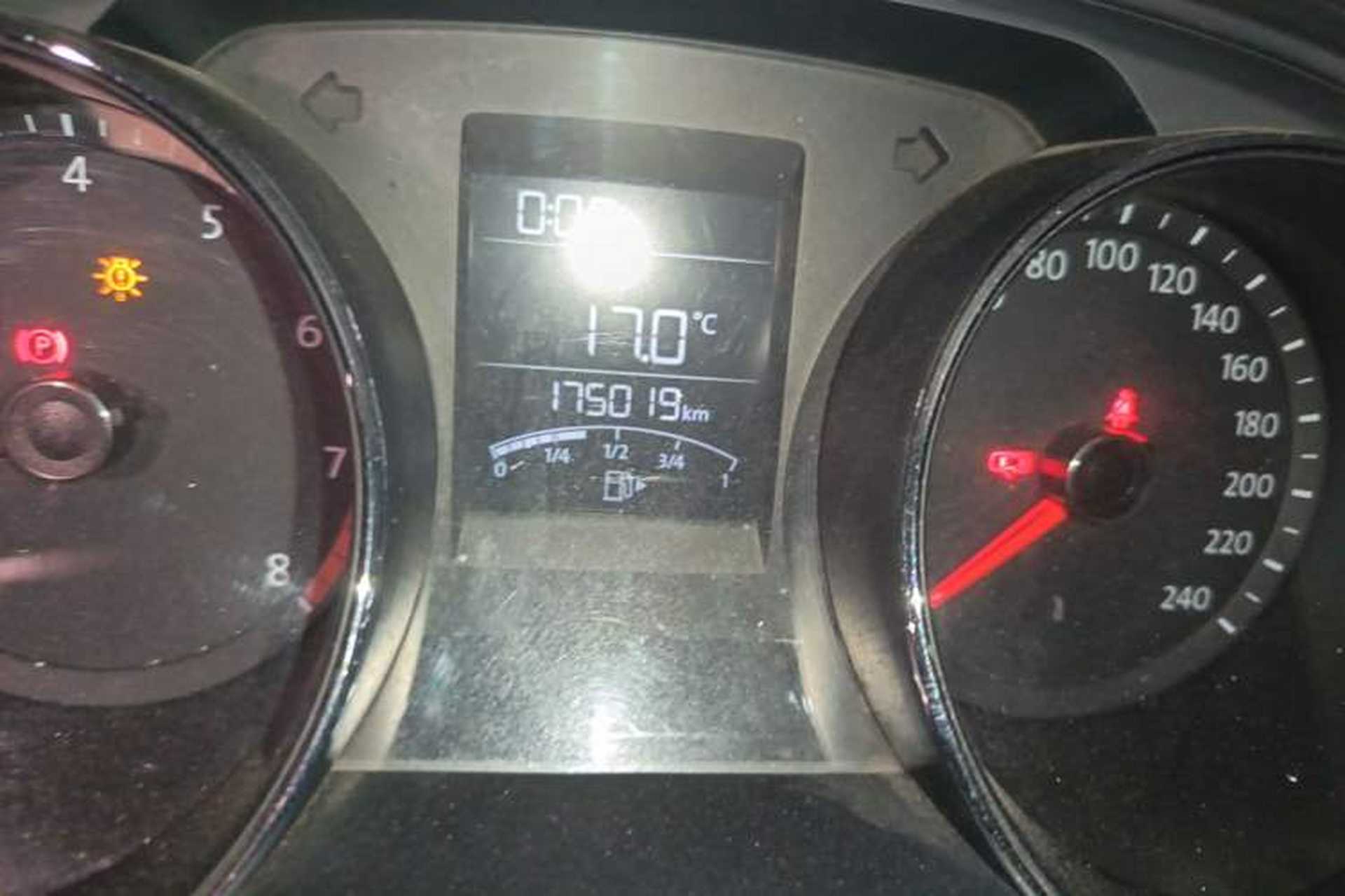 Used Volkswagen Bora 2018 1.5L Manual Fashion Model Odometer Close Up