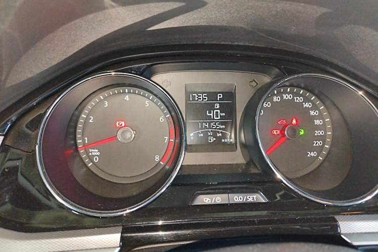 Used Volkswagen Bora 2018 1.5L Automatic Comfort Model Odometer Close Up