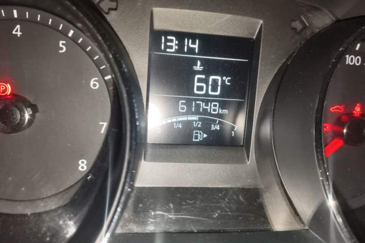 Used Volkswagen Bora 2018 1.5L Manual Comfort Model Odometer Close Up