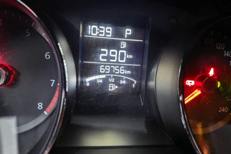 Used Volkswagen Bora 2018 1.5L Automatic Comfort Model Odometer Close Up