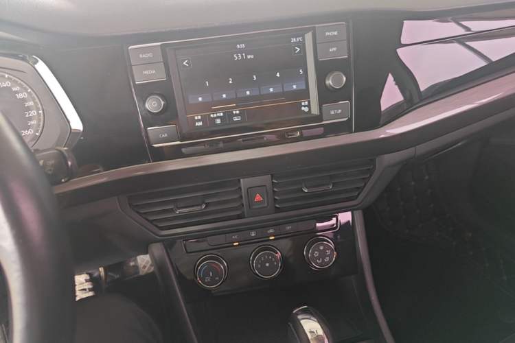 Used Volkswagen Bora 2019 1.5L Automatic Comfort Model Audio And AC Panel