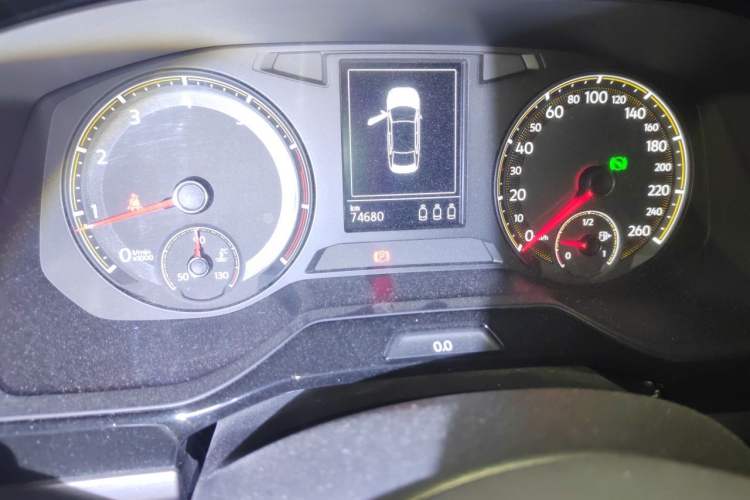 Used Volkswagen Bora 2019 1.5L Automatic Comfort Model Odometer Close Up