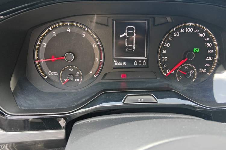 Used Volkswagen Bora 2019 1.5L Automatic Elite Version Odometer Close Up
