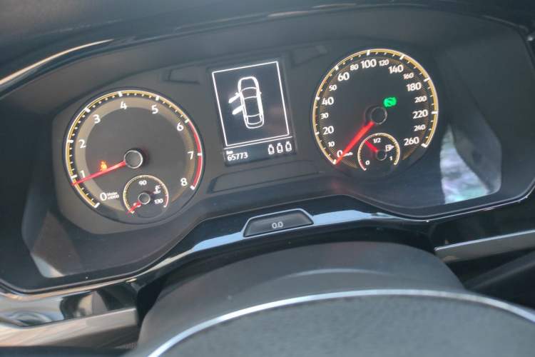 Used Volkswagen Bora 2019 Revised Version 1.5L Automatic Comfort Edition China VI Standard Odometer Close Up