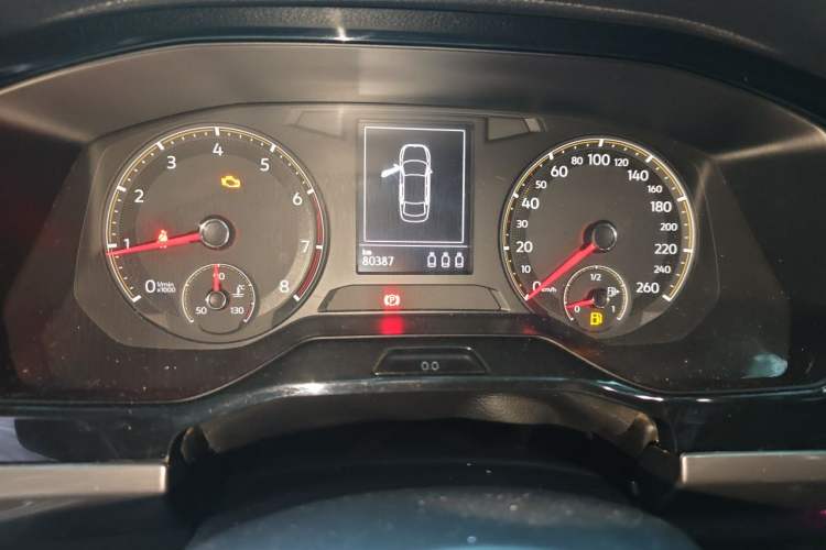 Used Volkswagen Bora 2019 Revised Version 1.5L Automatic Comfort Edition China VI Standard Odometer Close Up