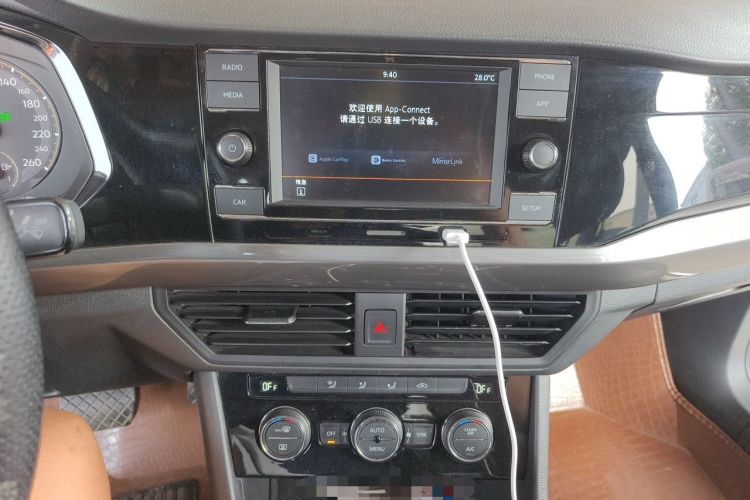 Used Volkswagen Bora 2019 Revised Version 1.5L Automatic Elite Edition China VI Standard Audio And AC Panel