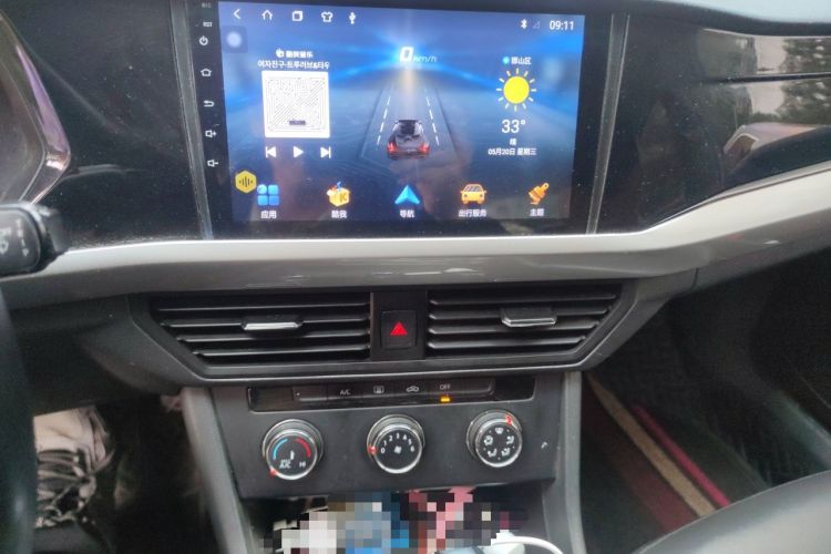 Used Volkswagen Bora 2019 Revised Version 1.5L Automatic Fashionable Style China VI Audio And AC Panel