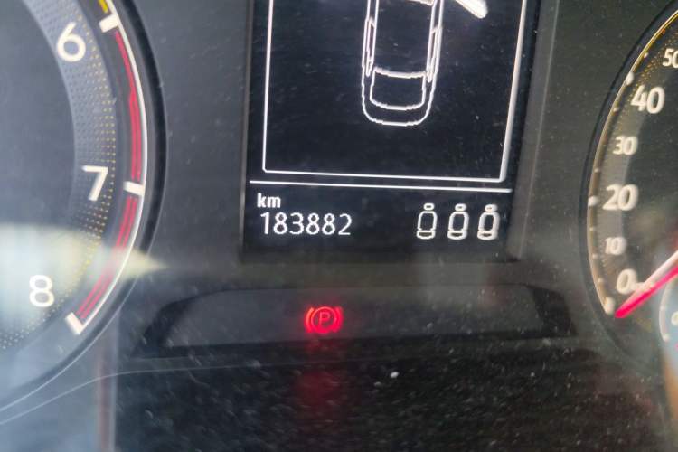 Used Volkswagen Bora 2019 1.5L Automatic Comfort Model Odometer Close Up