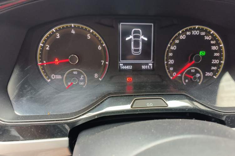 Used Volkswagen Bora 2019 1.5L Automatic Fashion Model Odometer Close Up