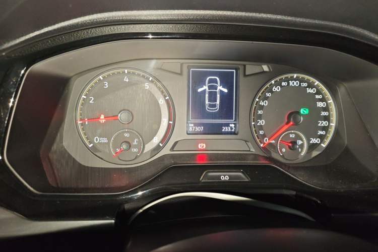 Used Volkswagen Bora 2019 1.5L Automatic Comfort Model Odometer Close Up