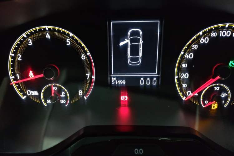 Used Volkswagen Bora 2019 1.5L Automatic Elite Version Odometer Close Up