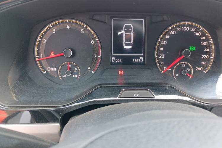 Used Volkswagen Bora 2019 Revised Version 1.5L Automatic Fashionable Style China VI Odometer Close Up