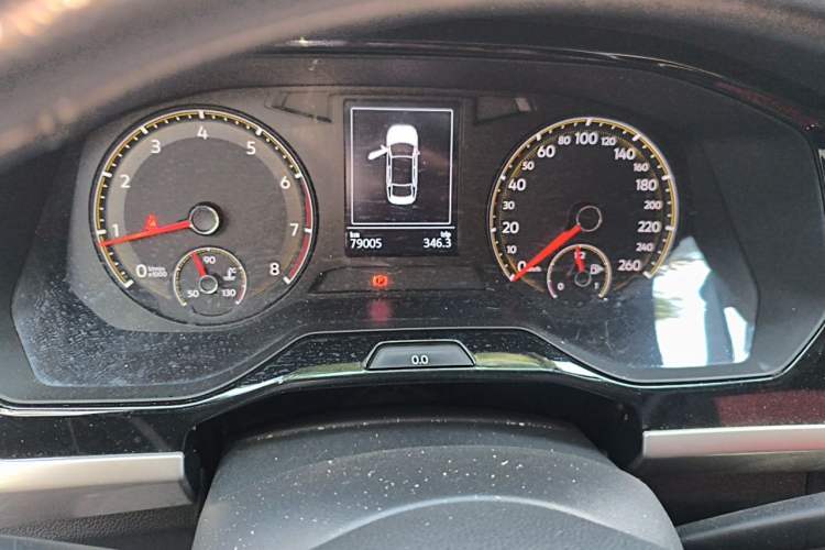 Used Volkswagen Bora 2019 Revised Version 1.5L Automatic Fashionable Style China VI Odometer Close Up
