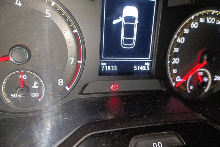 Used Volkswagen Bora 2019 1.5L Manual Fashion Edition Odometer Close Up