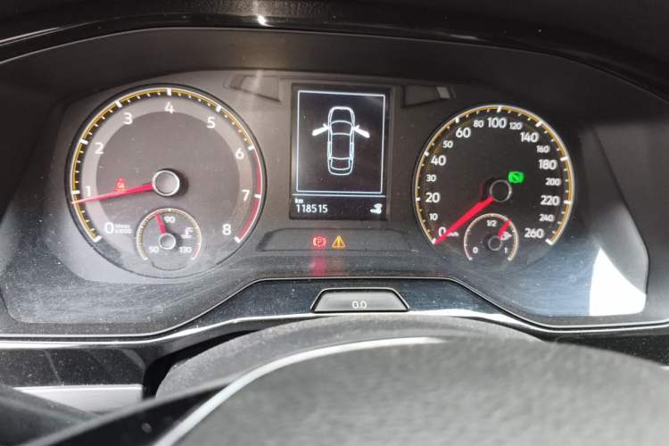 Used Volkswagen Bora 2019 1.5L Automatic Elite Version Odometer Close Up