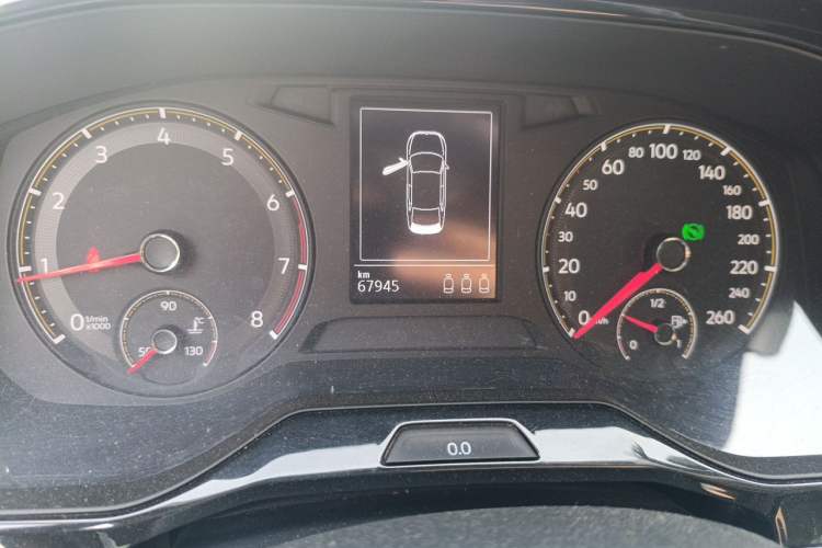 Used Volkswagen Bora 2019 1.5L Automatic Comfort Model Odometer Close Up