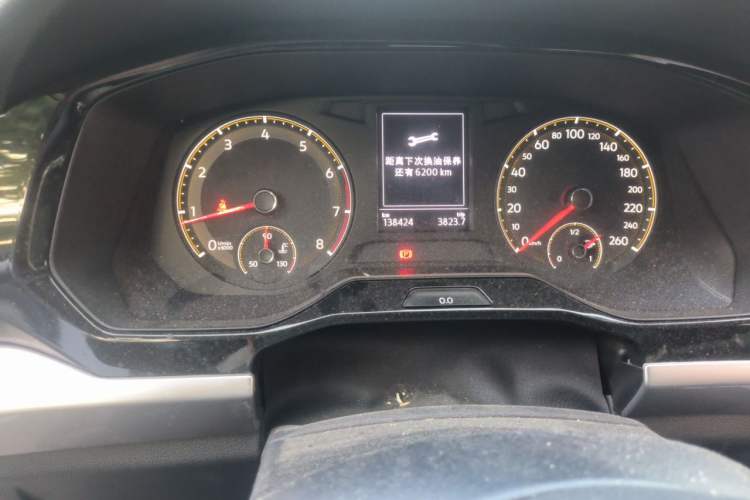 Used Volkswagen Bora 2019 1.5L Manual Fashion Edition Odometer Close Up