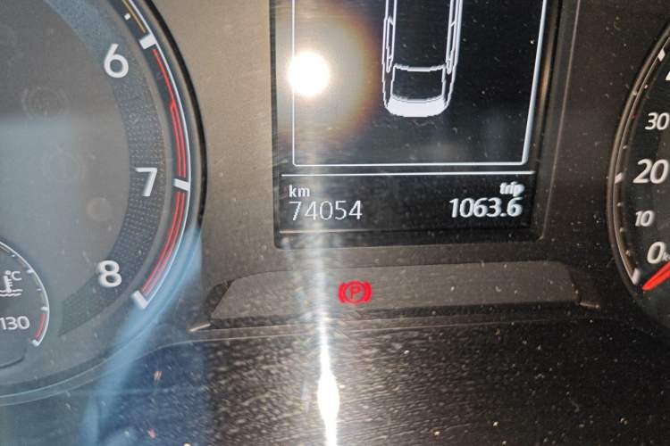 Used Volkswagen Bora 2019 Revised Version 280TSI DSG Elite Edition China VI Standard Odometer Close Up