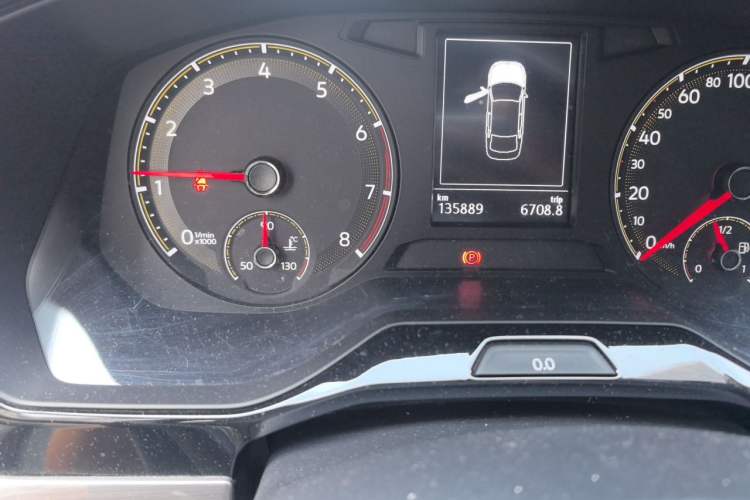 Used Volkswagen Bora 2019 Revised Version 280TSI DSG Elite Edition China VI Standard Odometer Close Up
