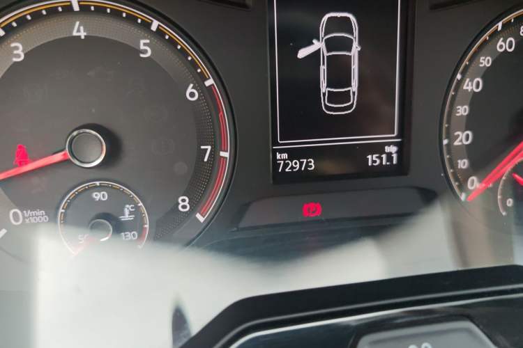 Used Volkswagen Bora 2019 1.5L Automatic Elite Version Odometer Close Up