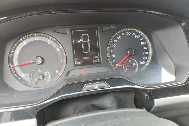 Used Volkswagen Bora 2019 1.5L Manual Fashion Edition Odometer Close Up