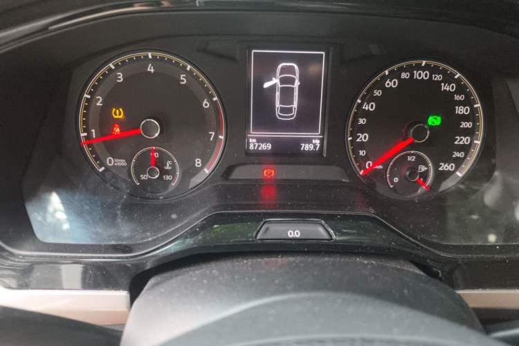Used Volkswagen Bora 2019 Revised Version 1.5L Automatic Fashionable Style China VI Odometer Close Up