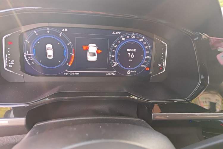 Used Volkswagen Bora 2019 Revised Version 1.5L Manual Comfort Edition China VI Standard Odometer Close Up
