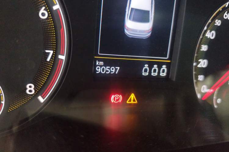 Used Volkswagen Bora 2019 Revised Version 280TSI DSG Luxury Edition China VI Standard Odometer Close Up