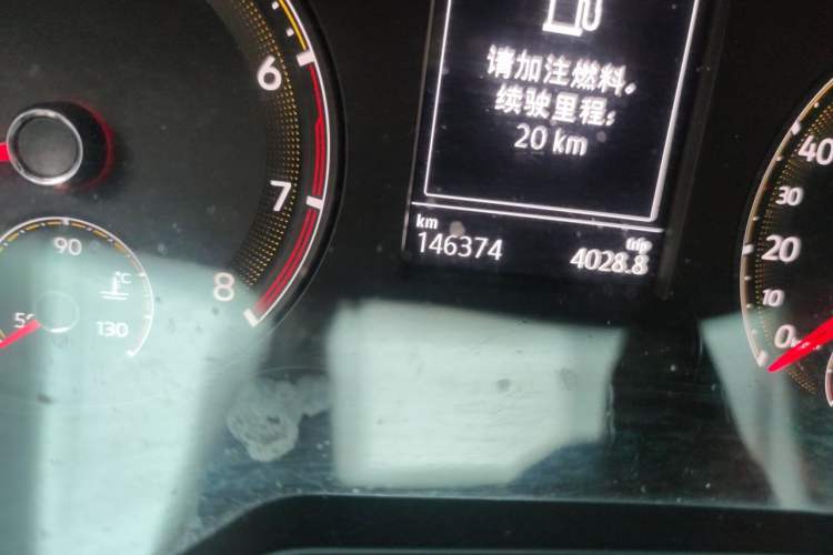 Used Volkswagen Bora 2019 Revised Version 1.5L Automatic Fashionable Style China VI Odometer Close Up