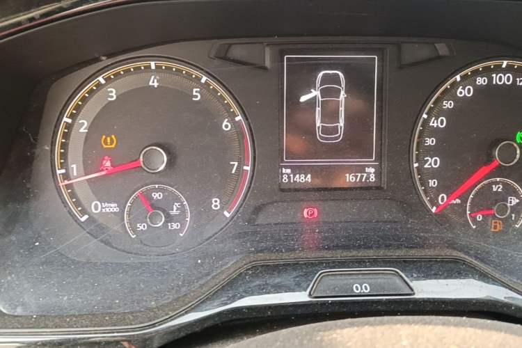Used Volkswagen Bora 2019 Revised Version 1.5L Automatic Fashionable Style China VI Odometer Close Up