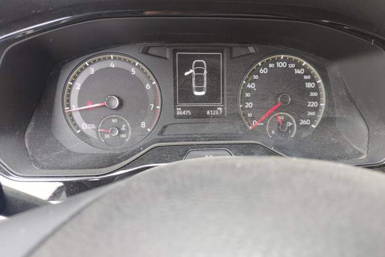 Used Volkswagen Bora 2019 Revised Version 1.5L Automatic Fashionable Style China VI Odometer Close Up