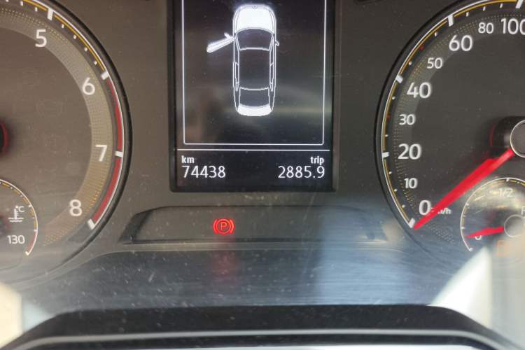 Used Volkswagen Bora 2019 Revised Version 1.5L Automatic Elite Edition China VI Standard Odometer Close Up