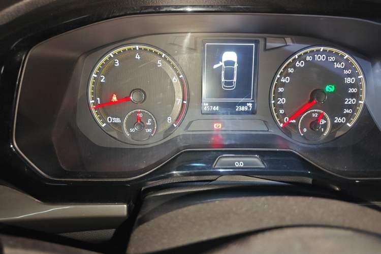 Used Volkswagen Bora 2019 Revised Version 1.5L Automatic Comfort Edition China VI Standard Odometer Close Up