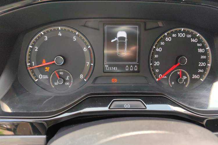 Used Volkswagen Bora 2019 1.5L Automatic Comfort Model Odometer Close Up