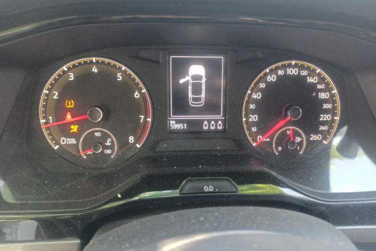 Used Volkswagen Bora 2019 Revised Version 1.5L Automatic Comfort Edition China VI Standard Odometer Close Up