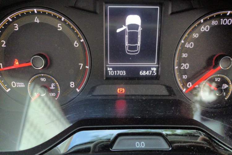 Used Volkswagen Bora 2019 1.5L Manual Fashion Edition Odometer Close Up