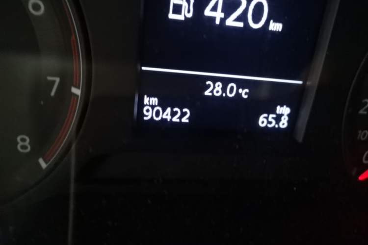 Used Volkswagen Bora 2019 Revised Version 280TSI DSG Elite Edition China VI Standard Odometer Close Up