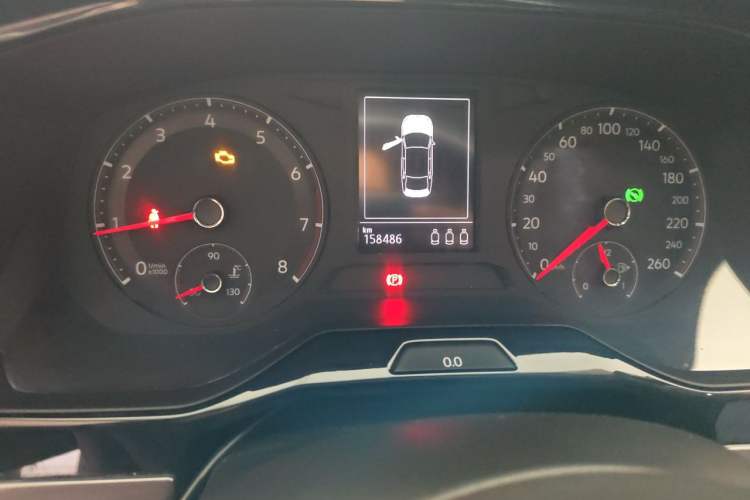 Used Volkswagen Bora 2019 Revised Version 1.5L Automatic Elite Edition China VI Standard Odometer Close Up