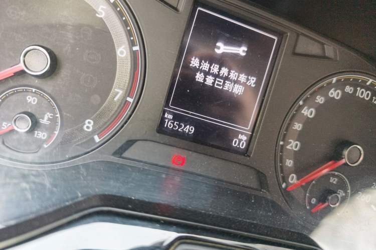 Used Volkswagen Bora 2019 Revised Version 1.5L Manual Comfort Edition China VI Standard Odometer Close Up