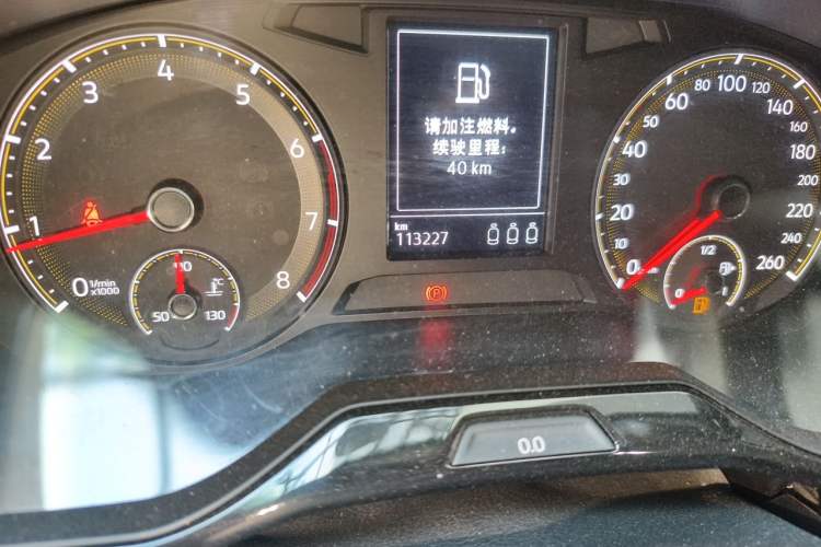 Used Volkswagen Bora 2019 1.5L Automatic Elite Version Odometer Close Up